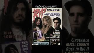 #1991 #rip #magazine #slayer #megadeth #anthrax #oldschool #rock #metal #music #shorts #history #fyp