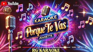 Karaoke - Jeanette - Porque Te vas ( Instrumental )