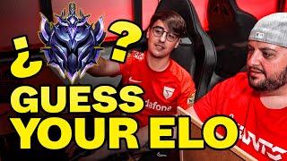 ¡MANUTE Y TH3ANTONIO ADIVINAN TU ELO! | GUESS YOUR ELO