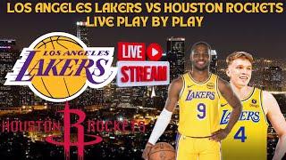 *LIVE* | Los Angeles Lakers Vs Houston Rockets Play By Play & Reaction #nba