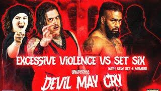 Langley & Sky De Lacrimosa VS Set Six (TJ Slater & Levi Lucas) Metroplex Wrestling Devil May Cry