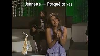 Jeanette - Porqué te vas - Altsax Cover