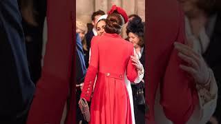 Why Does Catherine Always Kiss The Queen On The Cheek While Meghan Never?