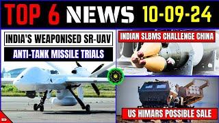 Top Defence Updates 10-09-24 | Arms Exports to Israel | Yudh Abhyas 2024 | K-5 SLBM | 'Archer' UAV