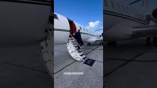 Millionaire left the private plane