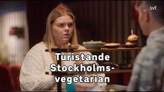 Turistande Stockholms-vegetarian