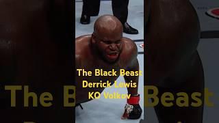 The Black Beast Derrick Lewis KO Volkov #derricklewis   #theblackbeast #ufc #ko #ufcedmonton