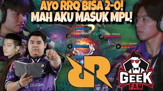 AYO RRQ BISA 2-0 !! MAH AKU MASUK MPL !! RRQ VS GEEKFAM MATCH 2 - MPL S14