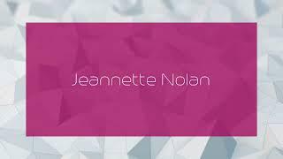 Jeannette Nolan - appearance