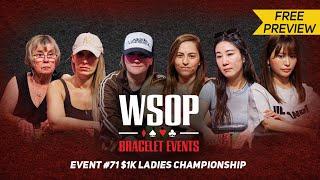 WSOP 2024 | Ladies Championship Final table with Jamie Kerstetter [PREVIEW]