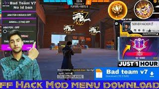 free fire hack | ff hack mod menu download | free fire Guild war hack | bad team v7 update mod menu