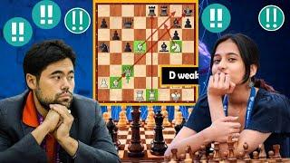 3400 elo Chess Game : 06 By Hikaru Nakamura vs Divya Deshmukh