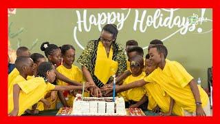 First Lady Jeannette Kagame hosted 300 children from across the country for a festive year-end party