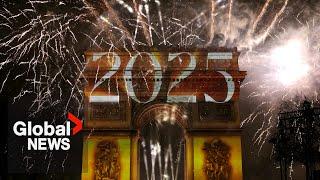 New Year’s 2025: Paris celebrates with dazzling fireworks around Eiffel Tower