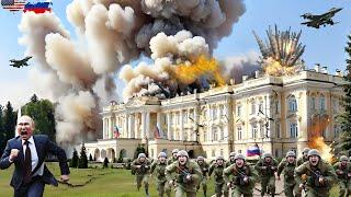 Today's news! US and Ukraine Rain President Putin's Palace With 1000 High Precision Rockets