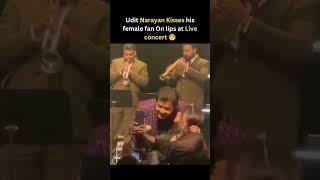 Udit Narayan Kissed His Female Fan at Live Concert #uditnarayan #singing #bollywood #kiss