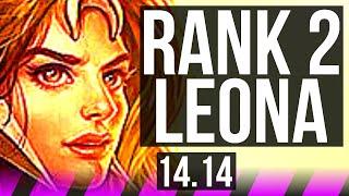 LEONA & Kai'Sa vs SORAKA & Xayah (SUP) | Rank 2 Leona, Rank 7, 1/1/10 | BR Challenger | 14.14