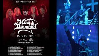 King Diamond summer 2025 tour with Paradise Lost, Angel Witch and Unto Others in Europe!