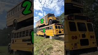 How Many School Buses Can We Stack?