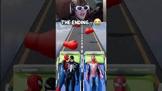 GTA V New Kiss & Punch Run Spider-man vs Venom Funny Challenge! #gta