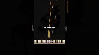 Lacrimosa - Mozart | Easy piano tutorial #piano #satisfying #easypiano #piano tutorial