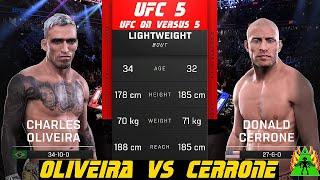 UFC 5 - OLIVEIRA VS CERRONE