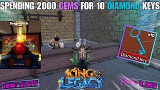 I USED 10 DIAMOND KEYS AND GOT THIS!  (King Legacy)