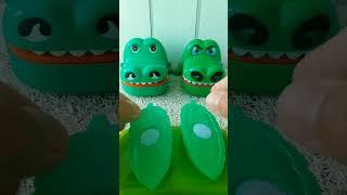 Cutie Crocs Eats Bitter Gourd,ASMR SOUNDS #satisfying #trending #shorts