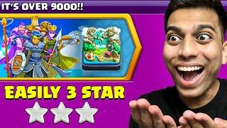 easiest way to 3 star It's Over 9000 Challenge in Clash of Clans