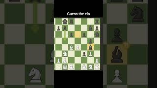 guess the both player Elo by watching the match | #chesss #competitive #chessable