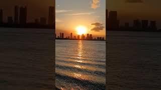 El Sol se despide nuevamente de #miami,#music by Jeanette"Gracias a ti"#shorts,#video,#usa