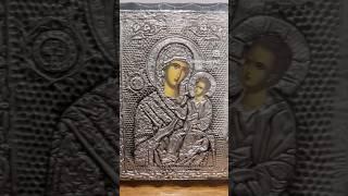 Orthodox metal/wooden icons ☦️ #orthodoxicon #greece #jesus