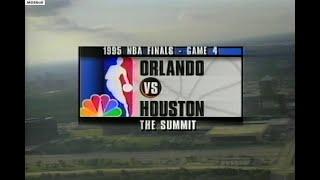 1995 NBA Finals Magic @ Rockets Game 4 Highlights (NBA On NBC)