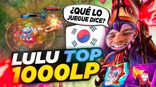 ¡¡LLEGÓ A CHALLENGER EN KR CON LULU TOP Y ES FREE ELO!!  ¿QUÉ LO JUEGUE DICE?