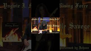 #yngwiemalmsteen little Savage #guitarcover #risingforce #neoclassical #guitarsolo #youtubeshorts