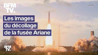 Les images du premier décollage de la fusée Ariane