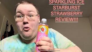 SPARKLING ICE STARBURST STRAWBERRY DRINK REVIEW 2024