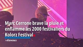 Marc Cerrone brave la pluie et enflamme les 2000 festivaliers du Kolorz Festival