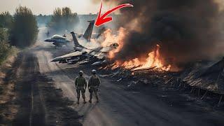 Nobody escapes! 33 F-16 aircraft sent by the US to Kharkiv were hit by Russian anti air missiles