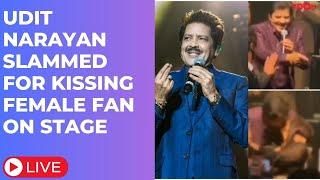 Udit Narayan Kiss LIVE: Netizens SLAM Udit Narayan for kissing female fan during live concert