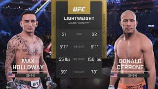 Max Holloway Vs Donald Cerrone Full UFC Fight