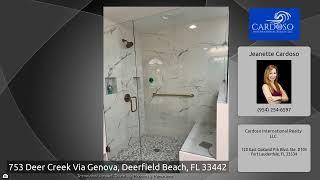 753 Deer Creek Via Genova, Deerfield Beach, FL 33442