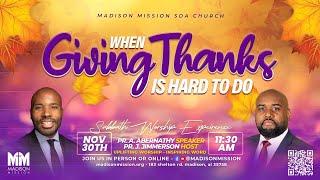 When Giving Thanks is Hard to Do with Pastor Aaron Abernathy