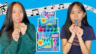 We played music with Melody Pops! | Janet and Kate