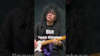 #yngwiemalmsteen blue #guitarcover #guitarsolo #youtubeshorts #shorts