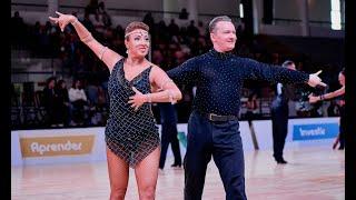 Denis Kojinov and Jeanette Chevalier (USA) - Rumba - 2024 WDSF 10 dance World Championship S2