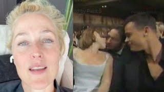 Gillian Anderson Addresses Duchovny Kiss At Emmys