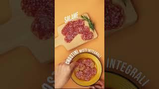 RICETTA CROSTINI CERRONE MISTI INTEGRALI CON SALAME