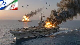 State of Emergency Declared! Iranian Warplanes Attack US Aircraft Carrier Anchored in Israel