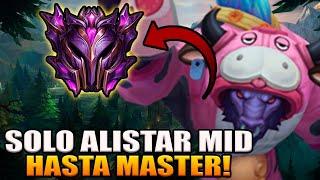 EL MAYOR RETO! MASTER ELO SOLO JUGANDO ALISTAR MID!